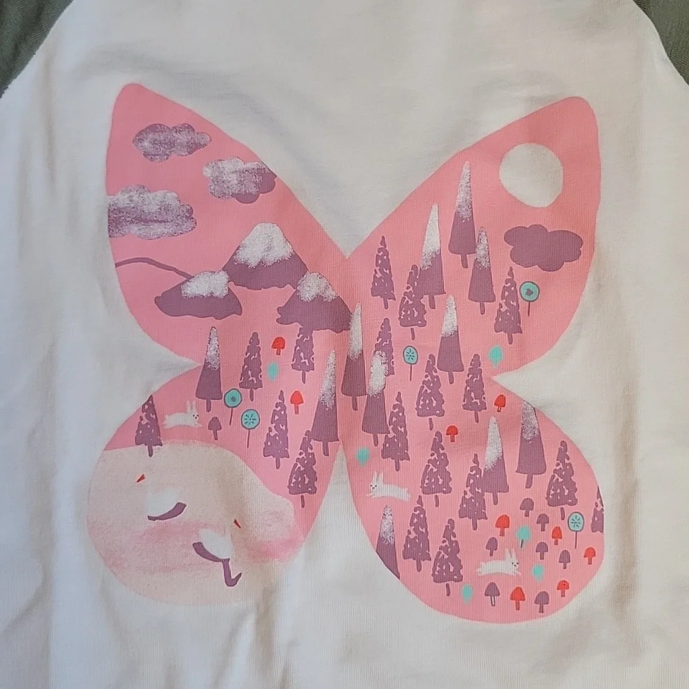 NWT Tea Collection Raglan Butterfly - Picture 5 of 7